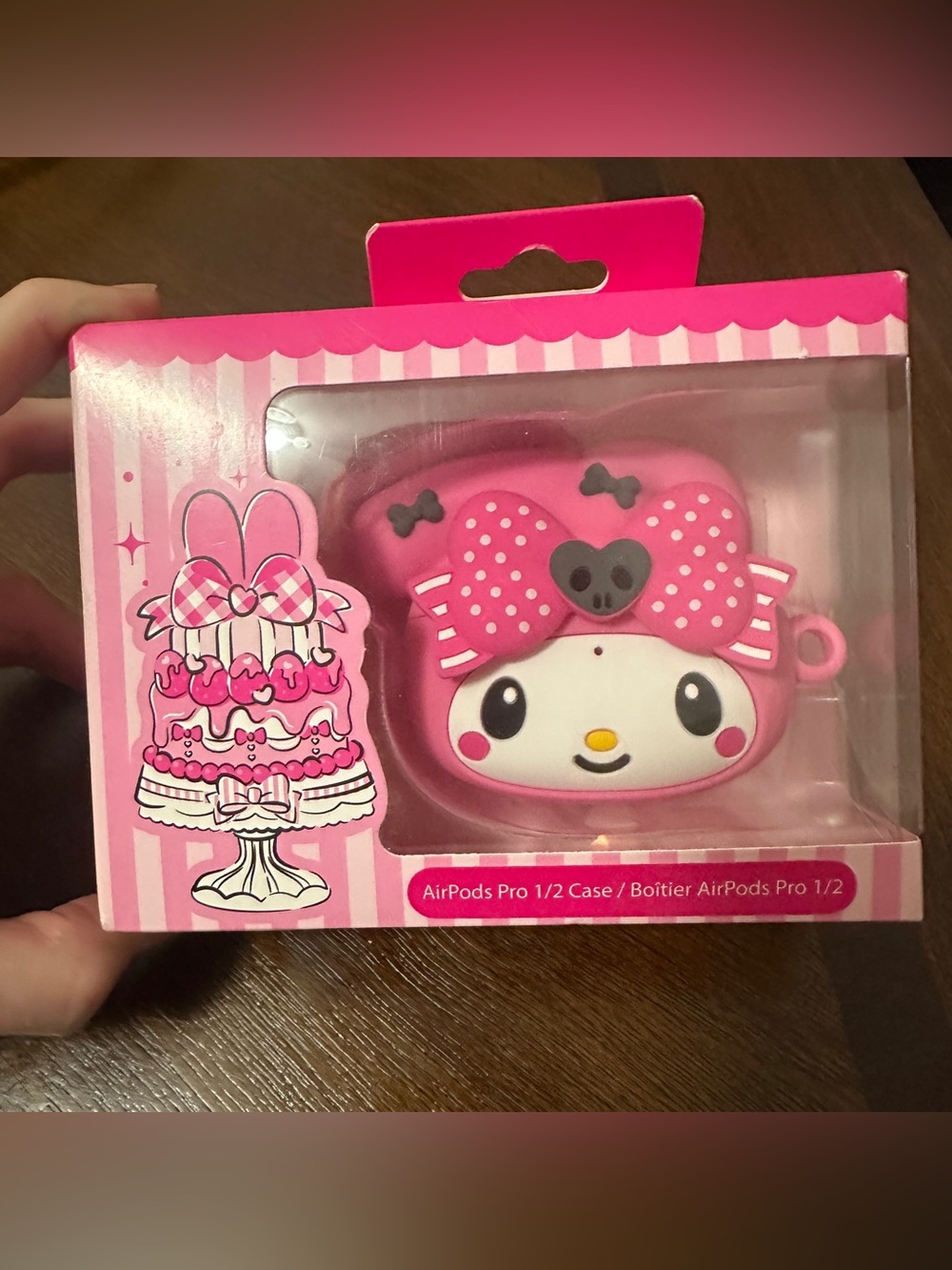 My Melody 50th Anniversary Sanrio Pink AirPods Pro 1/2 Kawaii Case New In Box